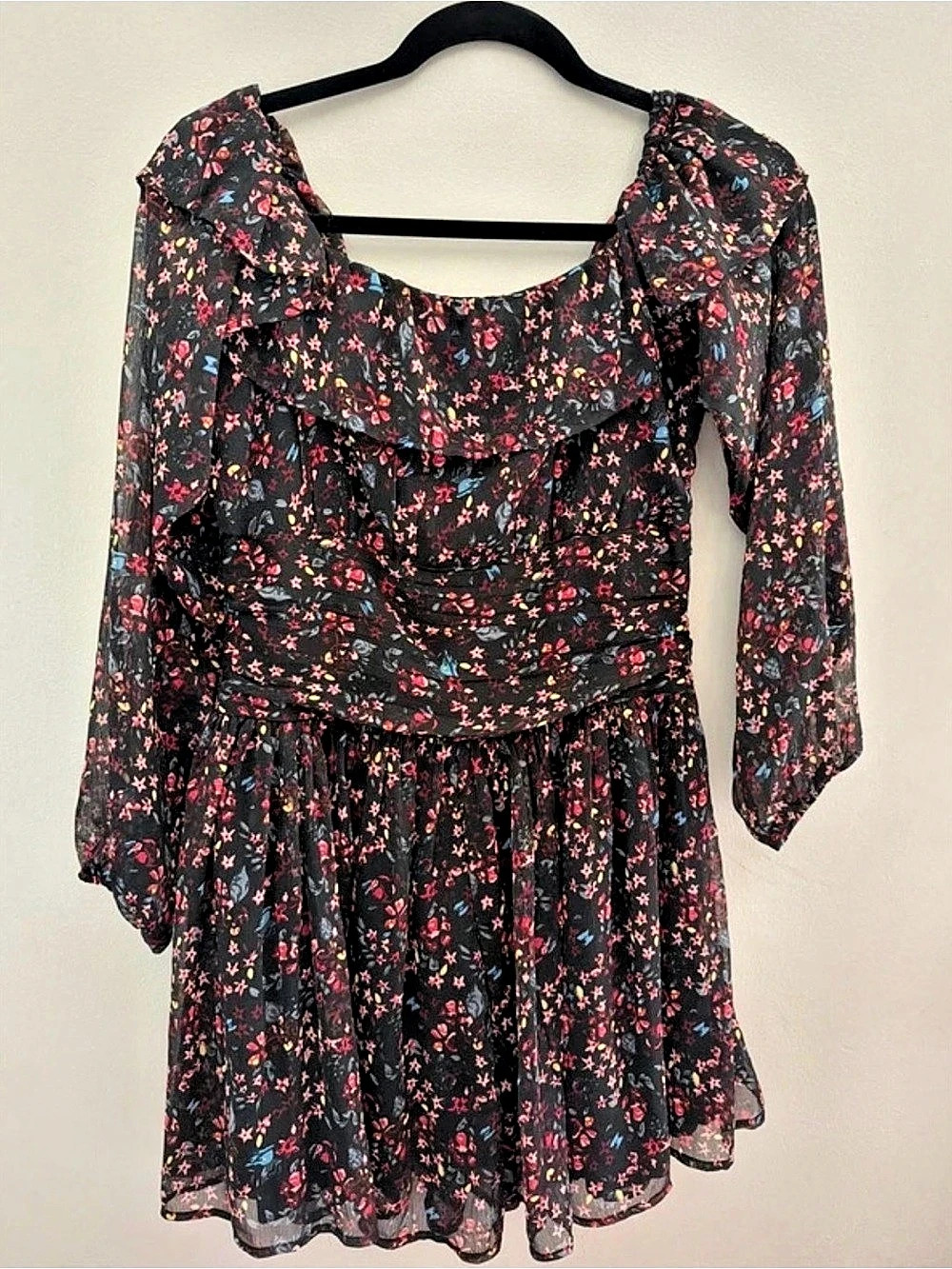 Urban Outfitters Floral Mini Dress Size XS Like New